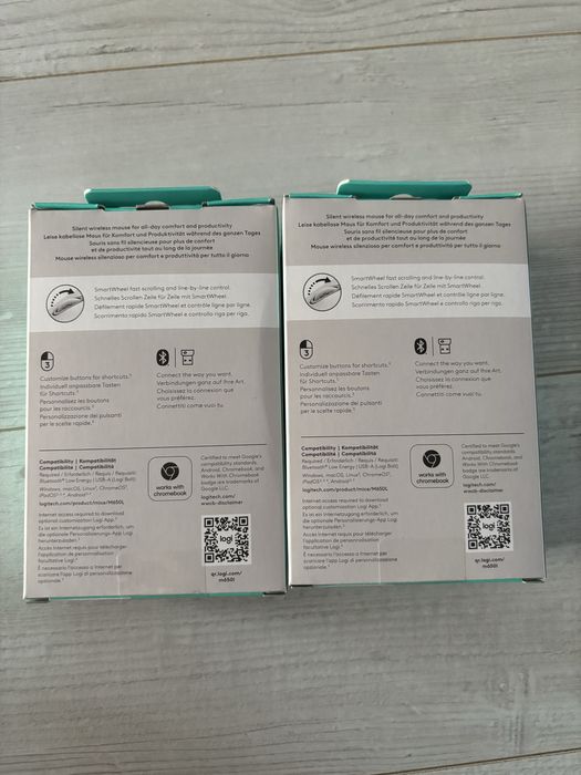 2 x Mouse Logitech Signature M650 L Wireless & Bluetooth Graphite