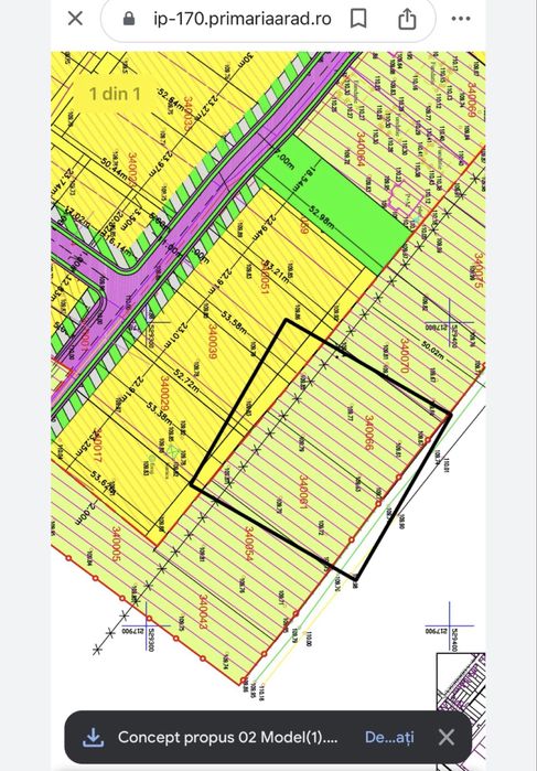 Teren intravilan 2980 mp in Gradiste sau schimb cu masina + - dif