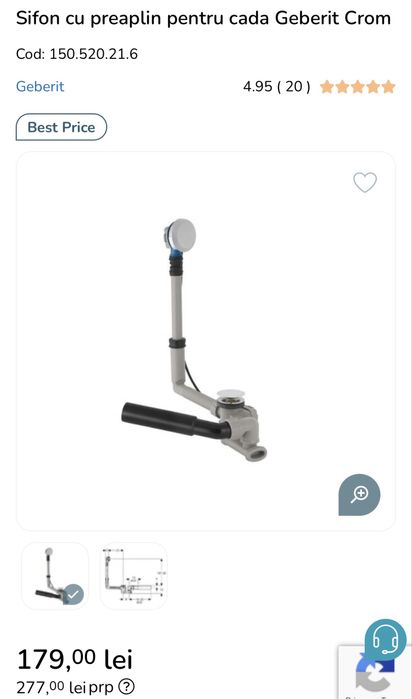 Cada / Vana pe colt Besco Mia 130x130 cm