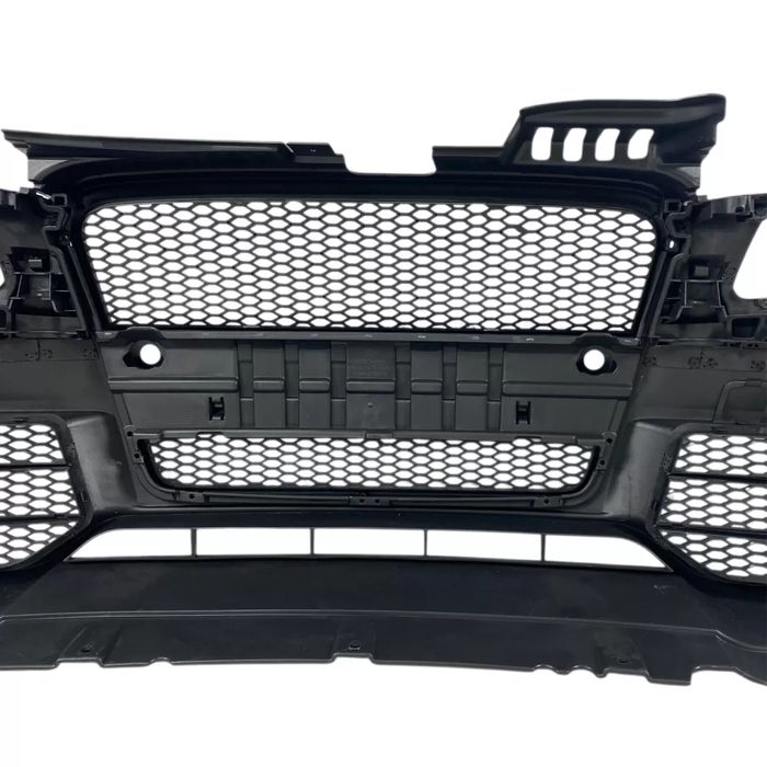 Предна броня за Audi A4 B7 8E (2004-2008) - S-Line Design с черна решетка с отвори за парктроник