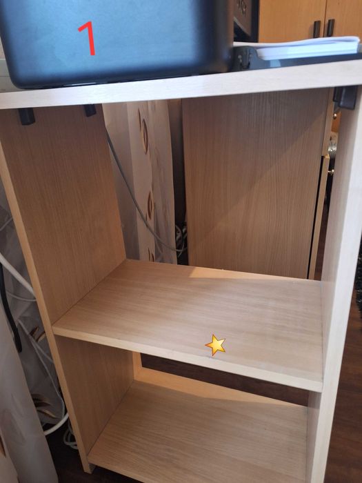 Бюро и шкафче, гардероб единичен