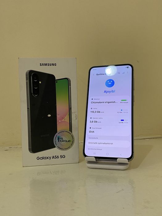 Samsung A56 5G (8/128) yaxshi holatda aybi yoq srochna