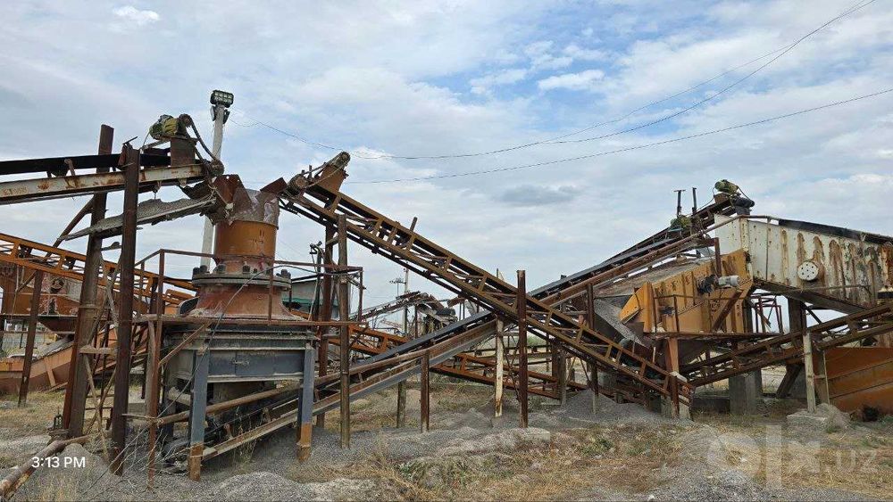 Продаётся оборудование для производства щебня и песка