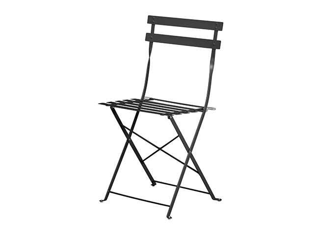 Set Bistro Flair mobilier terasa gradina, 2 scaune + masa, otel vopsit