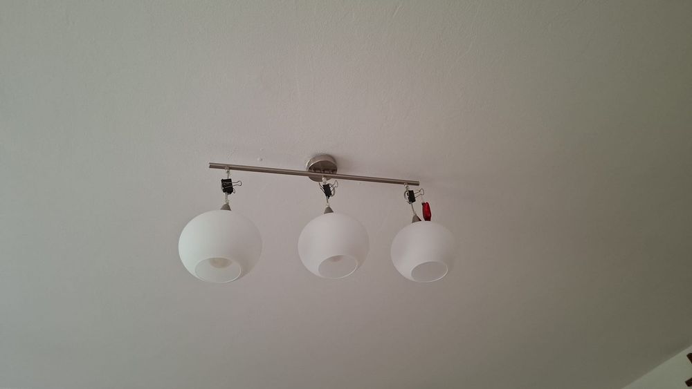 Vand lustră 3 becuri
