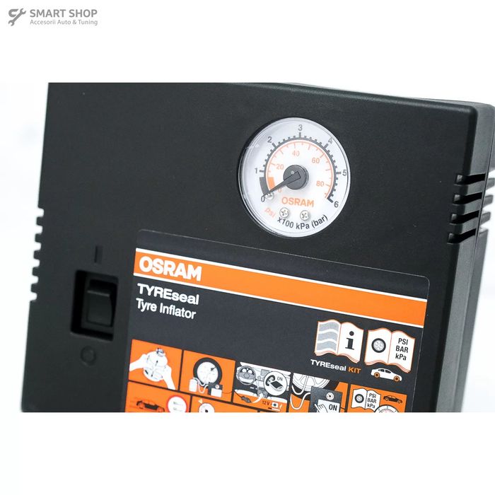 Set reparatie pneuri OSRAM TYREseal KIT OTSK4