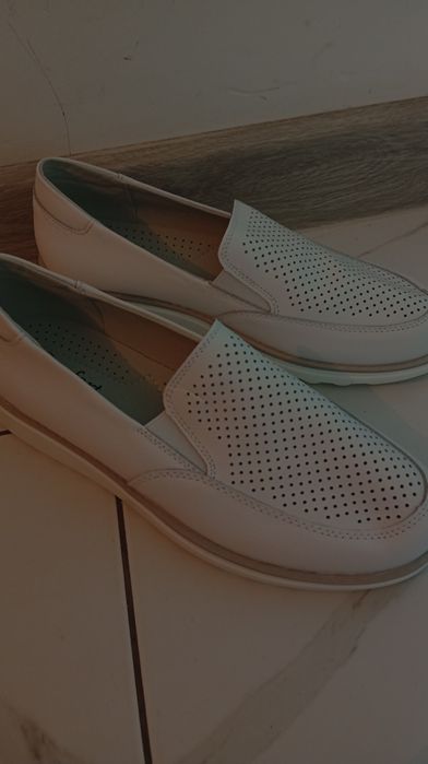 Новые кожаные балетки
