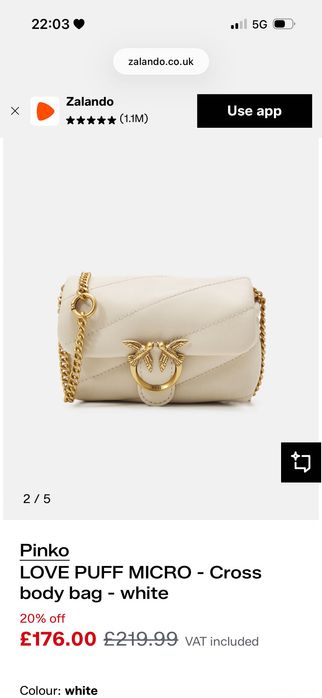 Love puff micro Pinko чанта