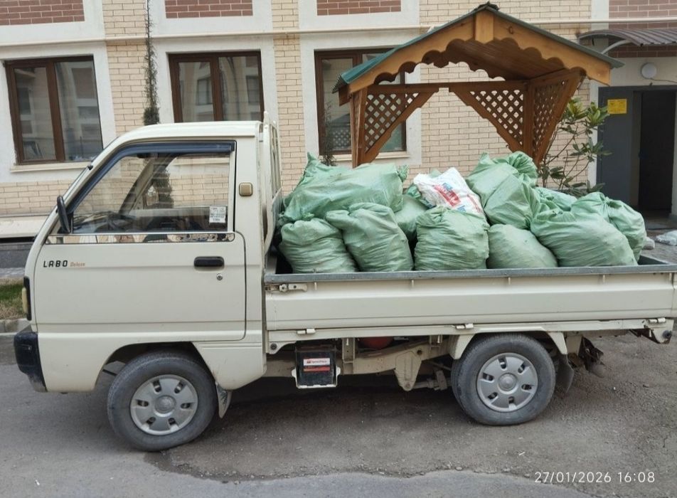 Musor tashish xizmati arzon narxda 24/7 Toshkent boʻylab