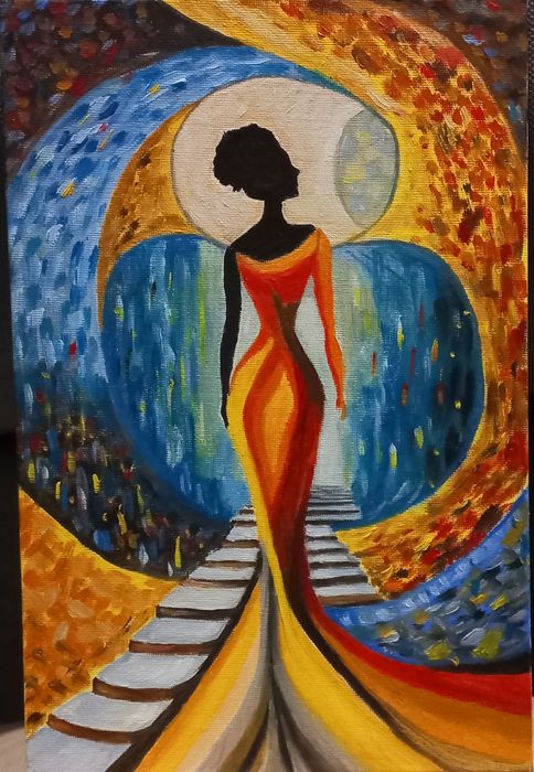 Картины написаны маслом ,акрилом