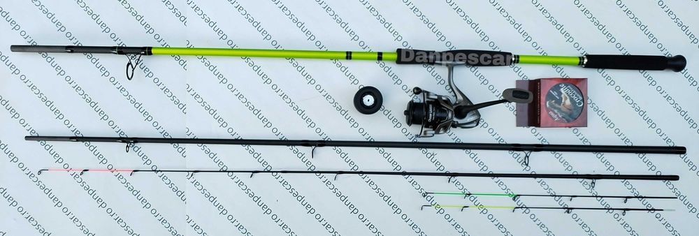 SET Feeder BOLENTINO PRO 3,60m 180gr+Mulineta PROFL CHASER LA4000+FIR