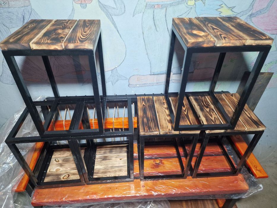 Журнальный столик лофт