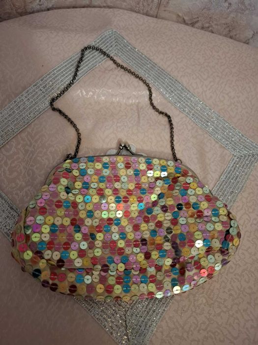 Мини цветна Чанта