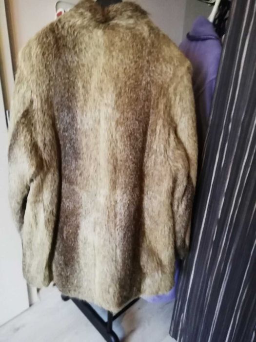 Дамско палто естествен косъм нутриии