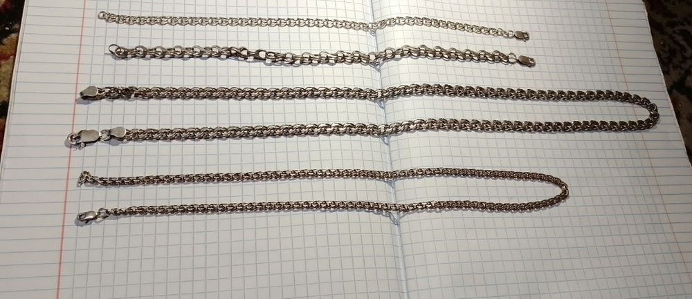 Серебро 925 Цепочки браслеты