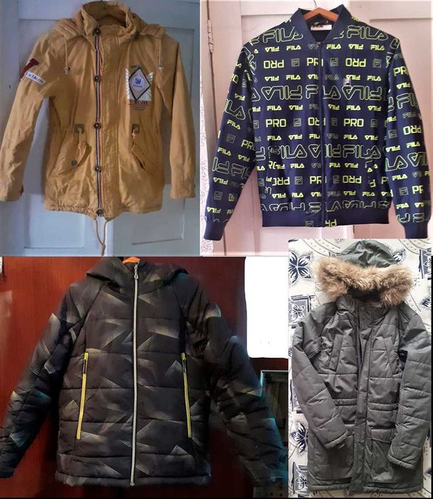 Куртка весна осень и дет. вещи на мальчика 8- 12 лет