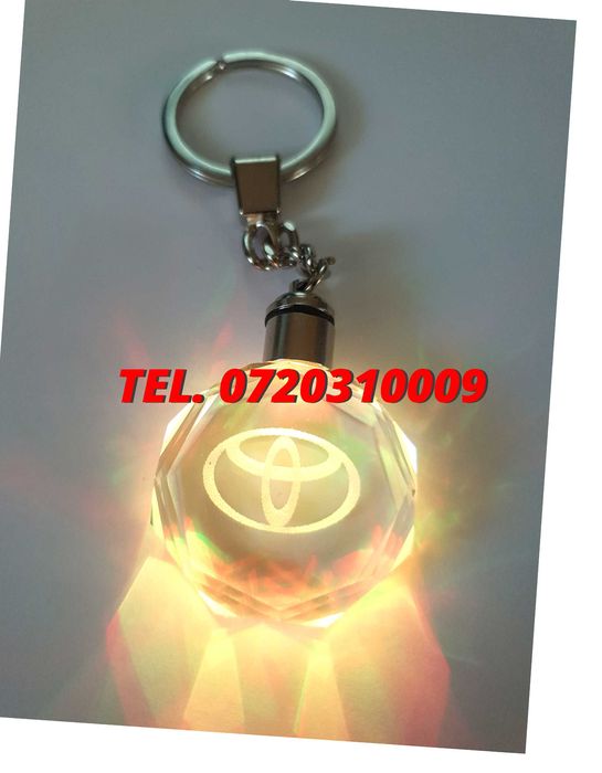 Breloc Sticla Cu Led 6 Culori Multimarca Toyota