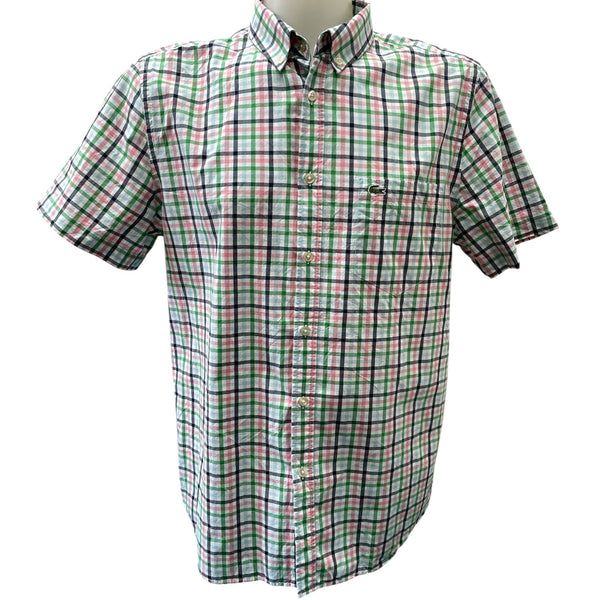 Мъжка карирана риза LACOSTE | XL