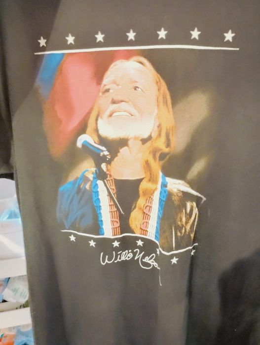 Willi Nelson vintage винтидж   фланелка t shirt