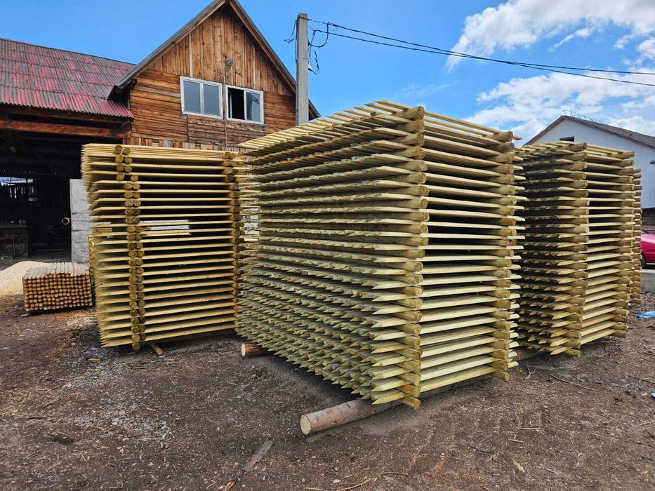 Panou gard lemn tratat in autoclava! H185cm-L250cm ( garantie 10 ani )