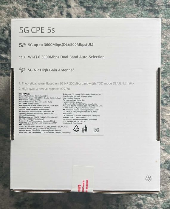 router modem Huawei 5G CPE H153-381 sigilat
