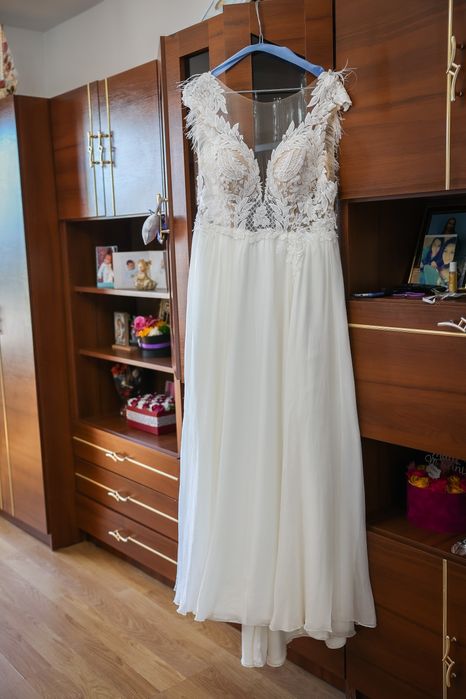 Rochie mireasa Imolacy, marime M/L ivory