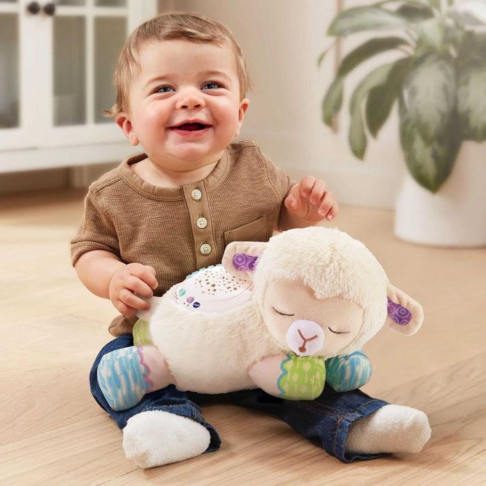 VTech Manon, Lumi Мече/Овца „Звездна нощ“ 3 в 1 – Мека играчка, нощна лампа и проектор