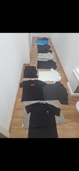 Якета панталони тениски обувки