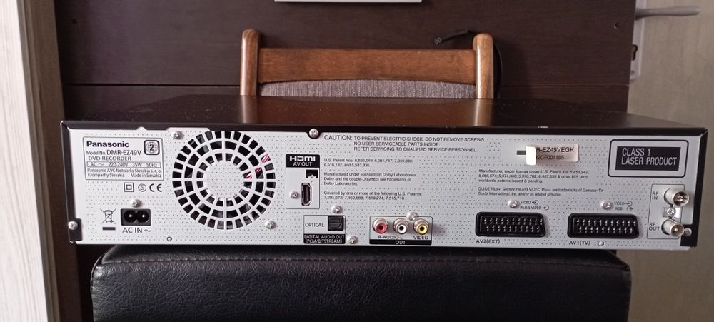 VHS-DVD Panasonic DMR-EZ49V