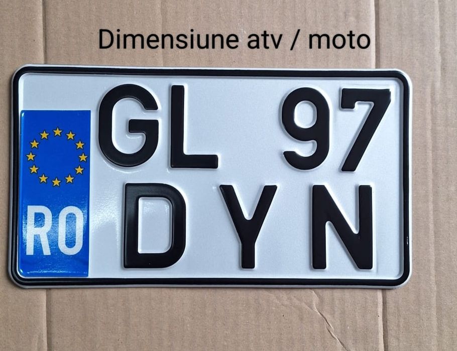 Numere auto ornamentale