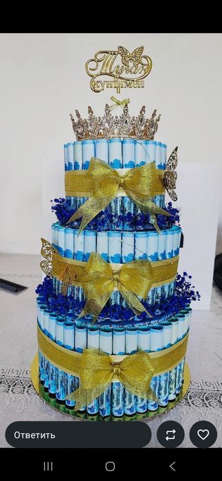 Денежный букет,для день рождение