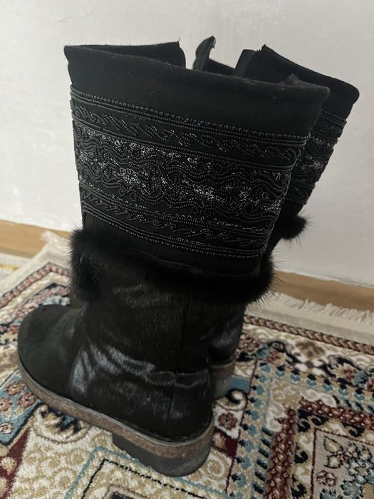 Натуральные оленьи сапоги унты