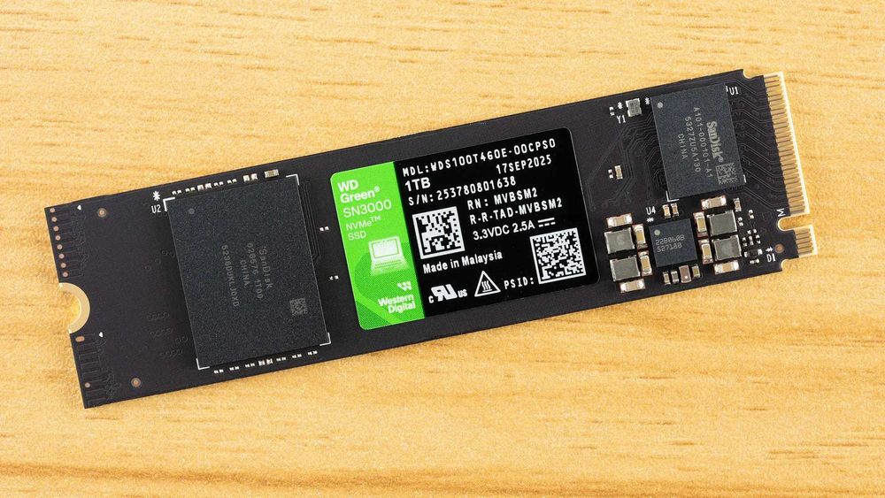 SSD WD SN3000 1 tb pcie 4.0