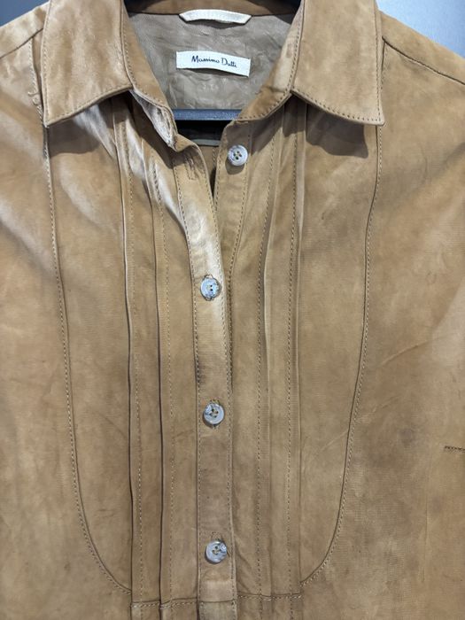 Massimo Dutti дамска велурена риза