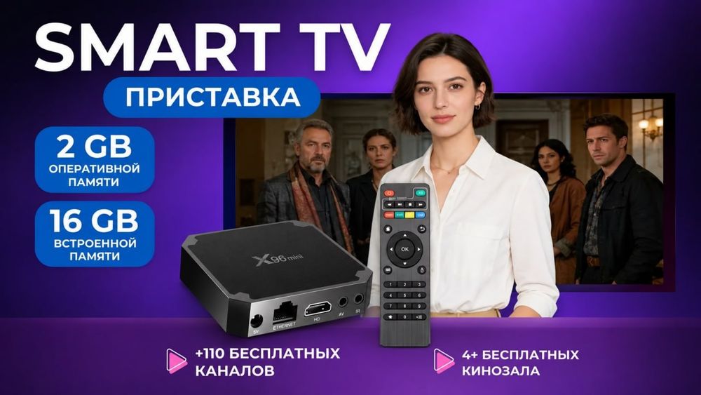 Android tv приставка X96 Mini — Все приложения уже установленны.