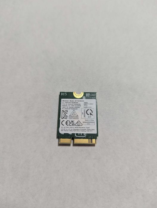 WIFI 7 (+ bluetooth 5.Х) адаптер за лаптоп: MediaTek MT7925B22M