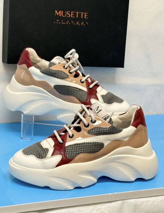 Papuci Musette din piele