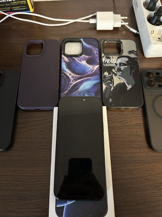 Schimb iPhone 16 Pro Max 256GB – full box - stare excelentă + huse