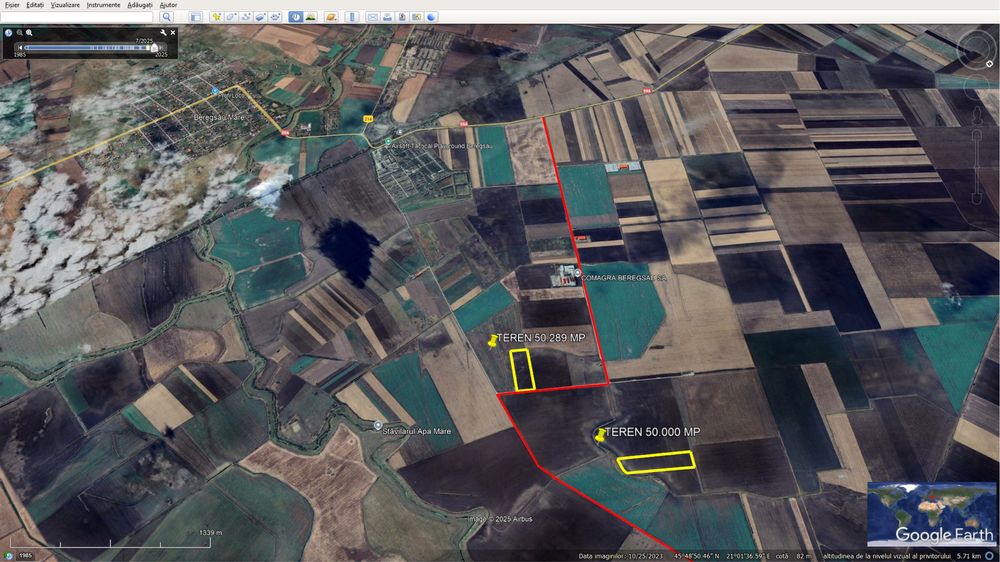 OFERTA teren extravilan 10 ha (11.000€/ha)