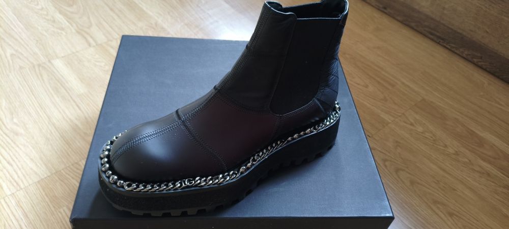 Мъжки, кожени боти Dolce & Gabbana