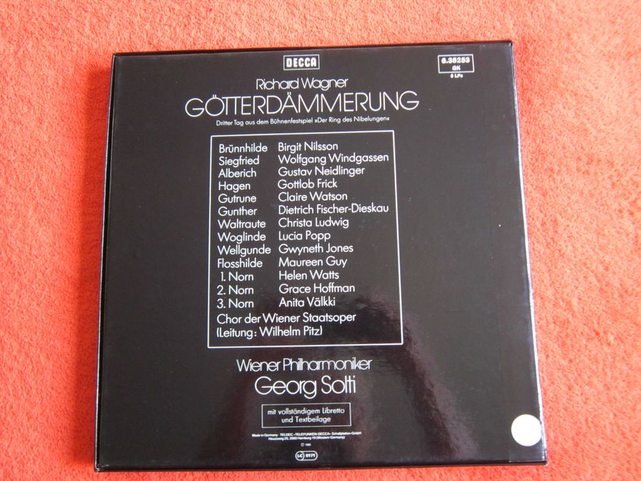 cadou deosebit Wagner Gotterdammerung Amurgul zeilor Georg Solti 1985