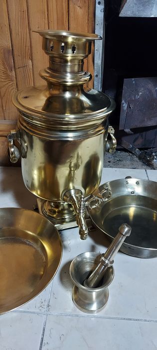 Самовар 1929 г латунь