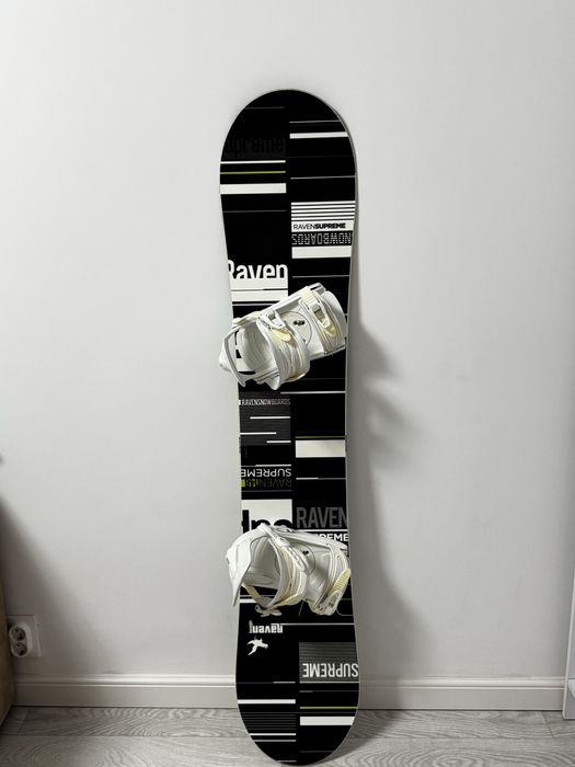 Placa snowboard Raven 148 + legaturi reglabile Rage
