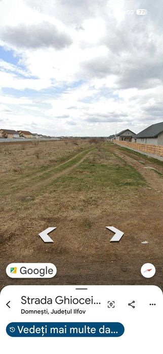 PROPRIETAR, vand 4 loturi teren construibil a 533  mp - DOMNESTI, STR GHIOCEILOR