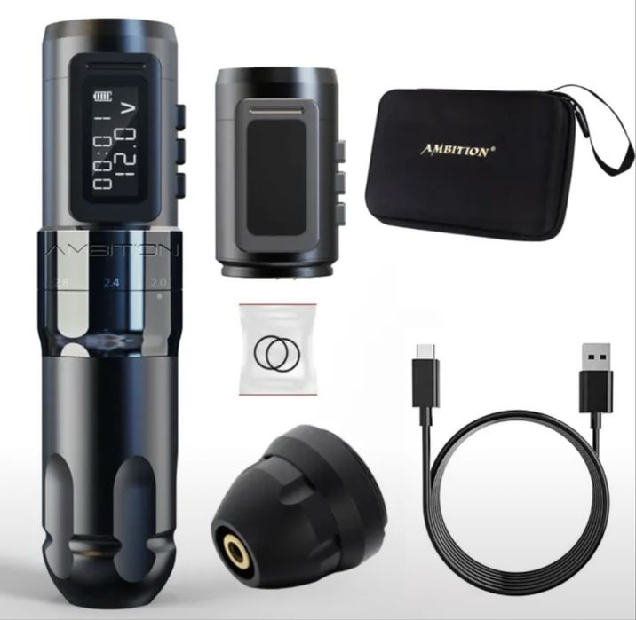 Картриджи и тату машинка AMBITION MARS  для тату