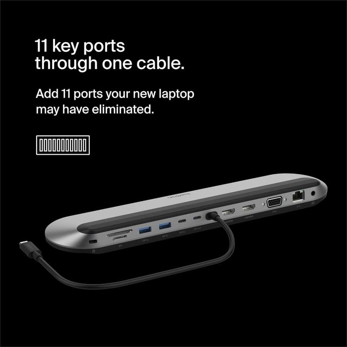 Докинг станция Belkin Connect 11 in 1 USB-C Pro Dock