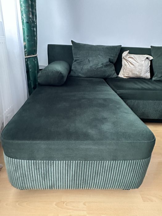 Coltar, ca nou - verde smarald