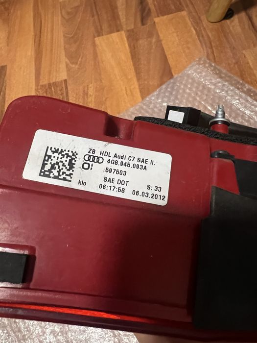 Audi A7 2012г. американски стопове