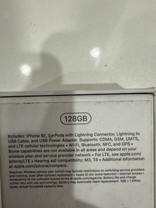 Iphone SE 128 gb, black.