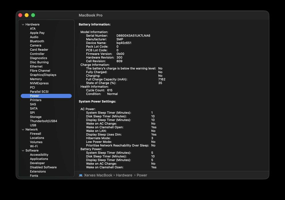 MacBook Pro 16 2019 A2141, i7 2.6GHz, 16GB RAM, 512GB SSD, Radeon Pro 5300M 4GB, Space Gray